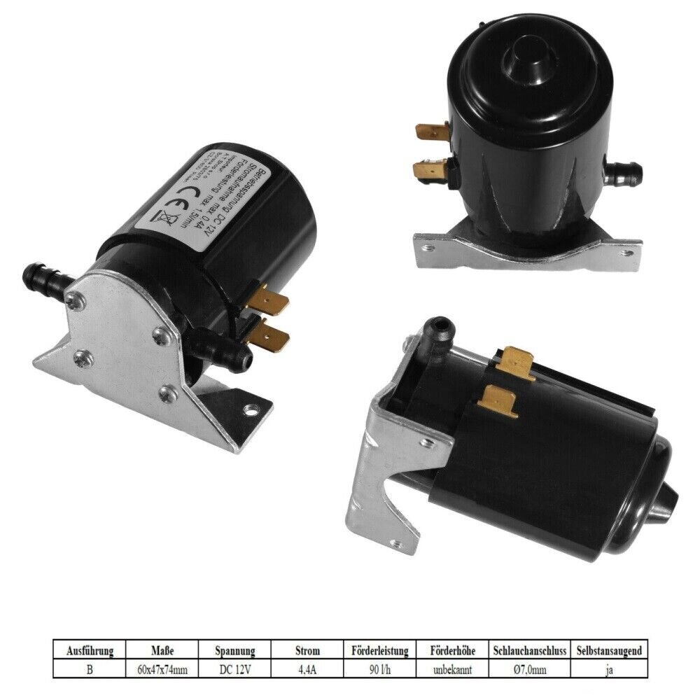Ölfreie DC 12V Vakuumpumpe – 40L/min, -85kPa, 42W, Leise & Vibrationsarm, Für Medizin & Industrie
