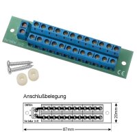 Stromverteiler Verteiler Sicherungsverteiler für Modellbahn DC AC und Digital