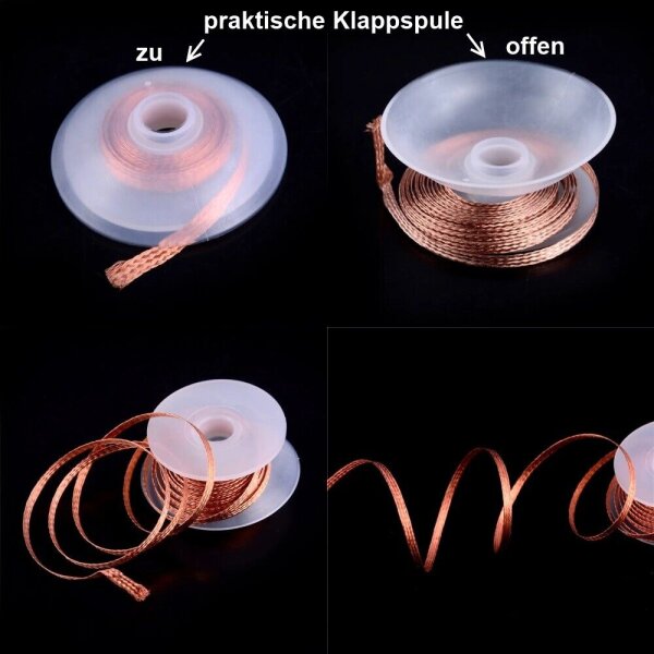 STANNOL - NC-BB Entlötlitze 2,7mm (Breite), 30m (Länge