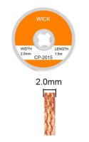 Entlötlitze Sauglitze Set 1 1,5 2 2,5 3 3,5 4mm...