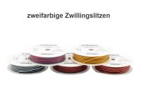 Zwillingslitze Doppellitze 2x 0,14mm² 10m Spule Litze zweiadrig Kabel Kupfer Cu